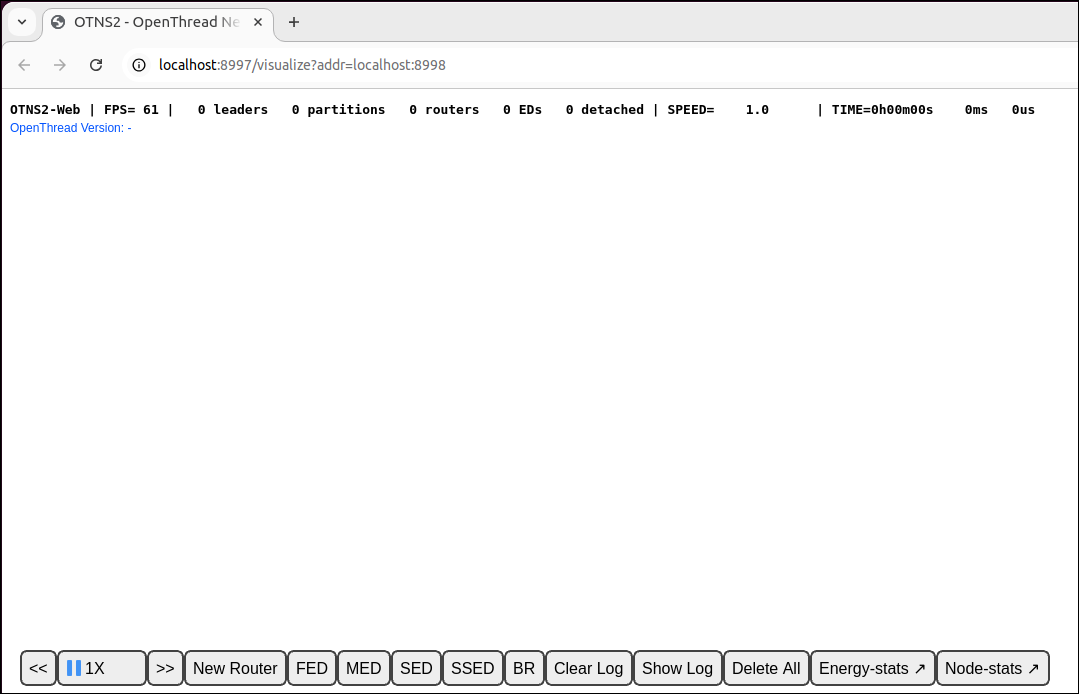 OTNS-Web ウィンドウの開始
