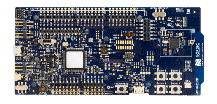 Semiconductor nórdico nRF52833